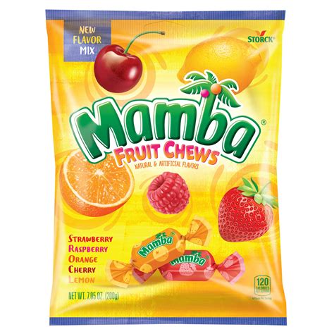 Mamba Fruit Chews Candy Bars 